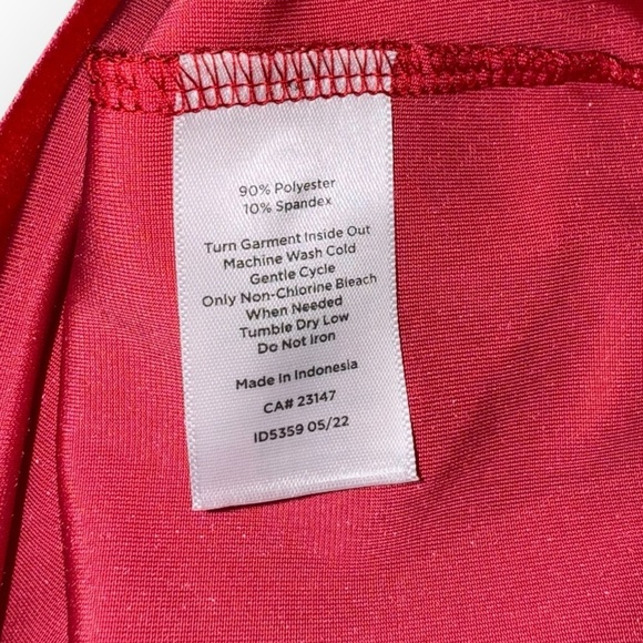 NWT TALBOTS Velvet Shell Women’s Plus 1X Red - Picture 13 of 14